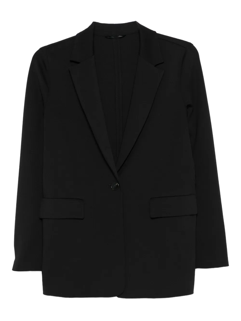 single-breasted notched-lapel blazer