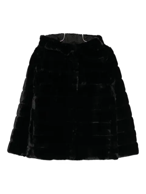 Marella hooded faux-fur jacket 