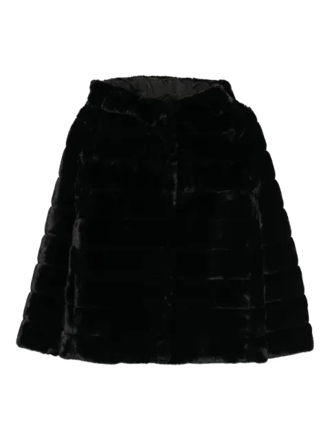 Marella hooded faux-fur jacket 
