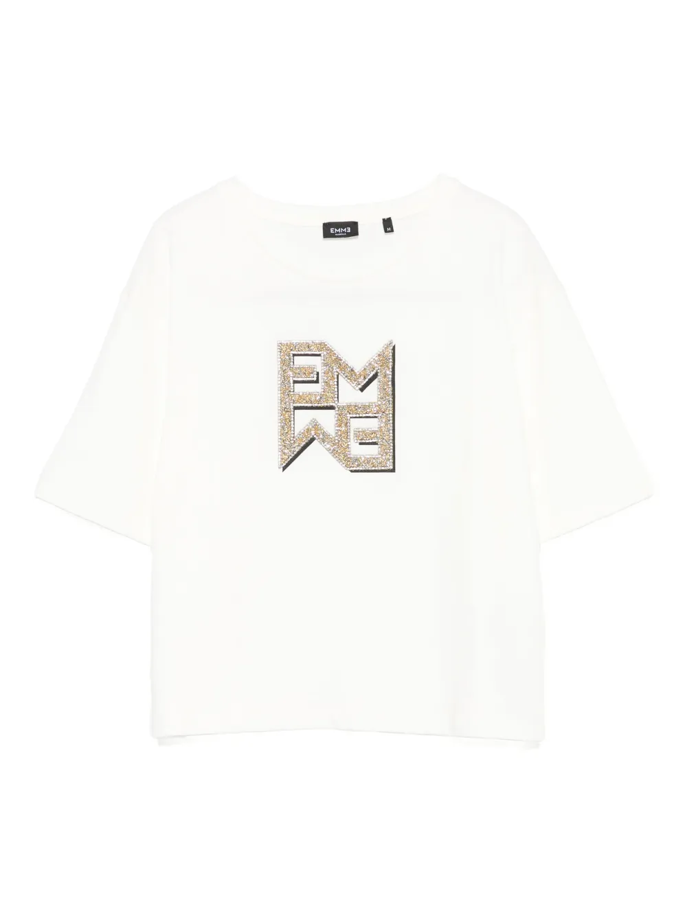 embellished-logo T-shirt