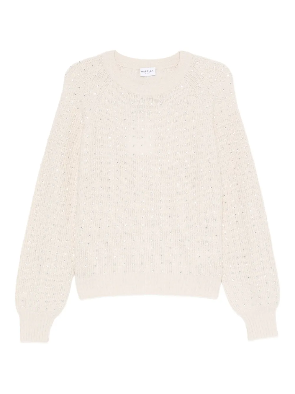 Marella embellished ribbed sweater | Neutrals | Image 1
