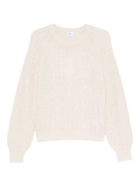Marella embellished ribbed sweater