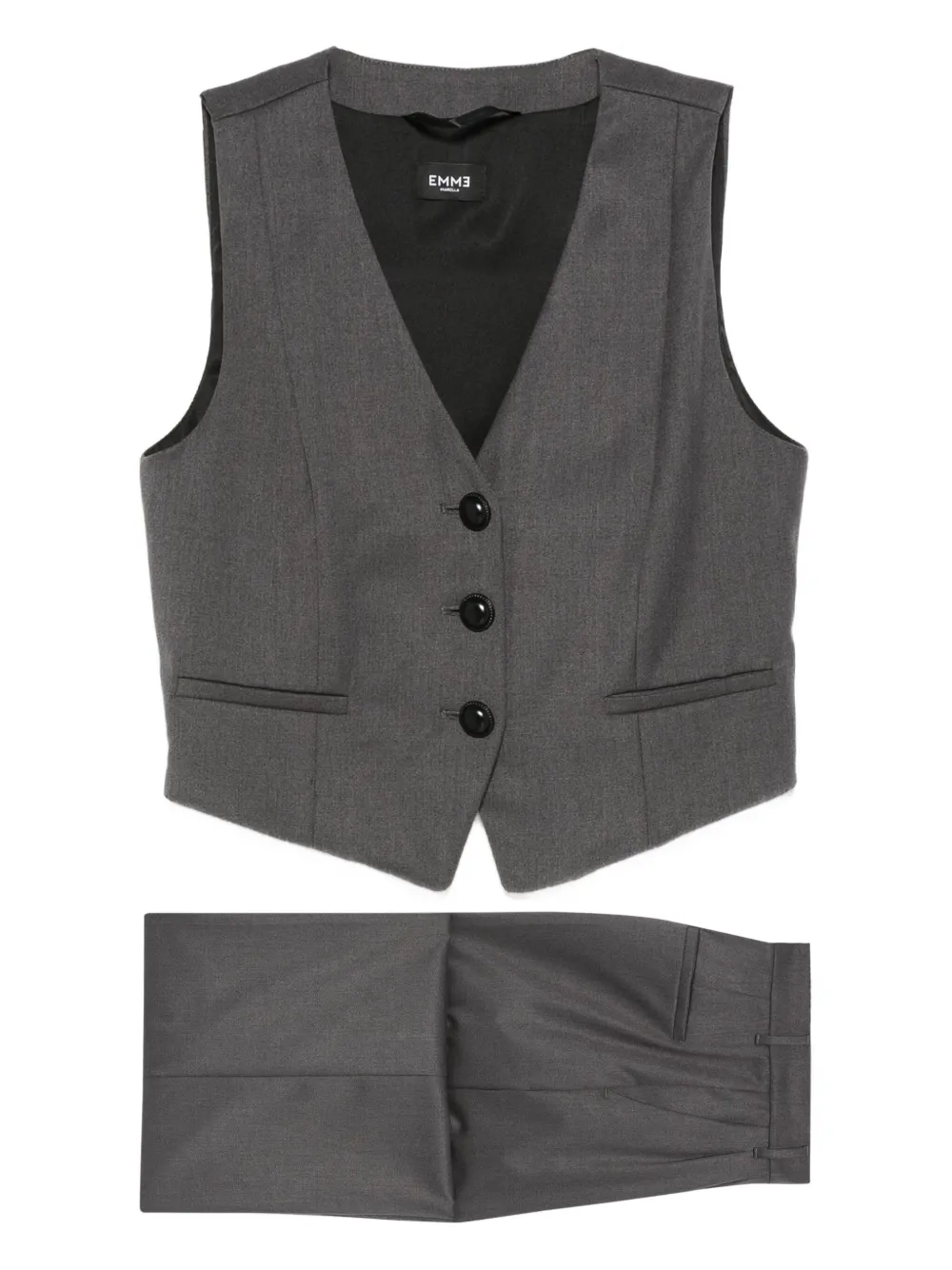 pleated tailored trousers
