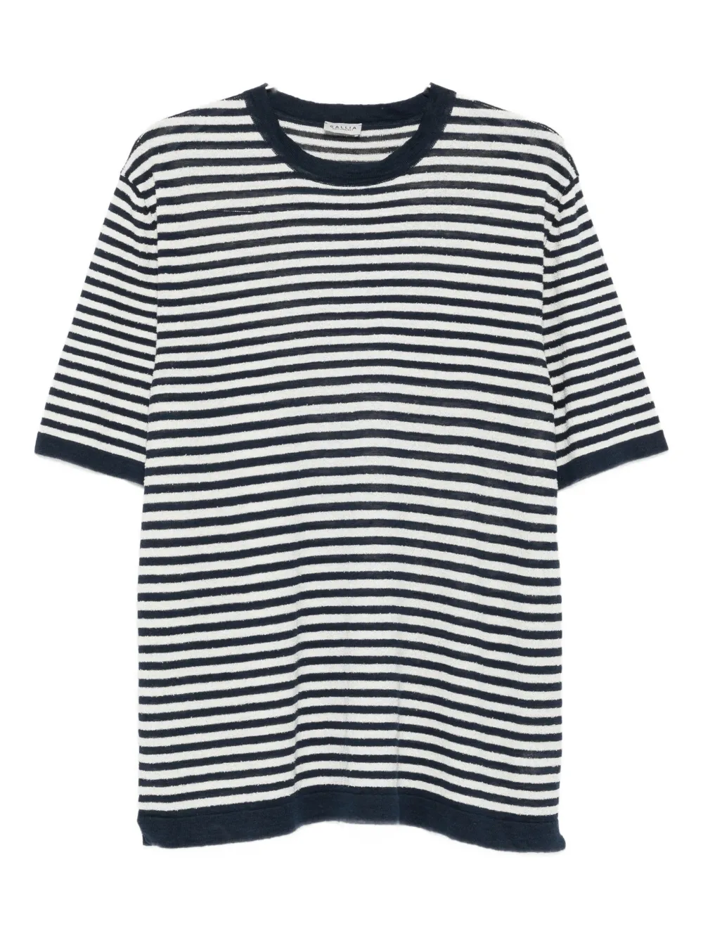 Derek stripes linen t-shirt