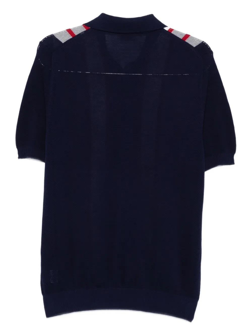 Gallia striped polo shirt - Blauw