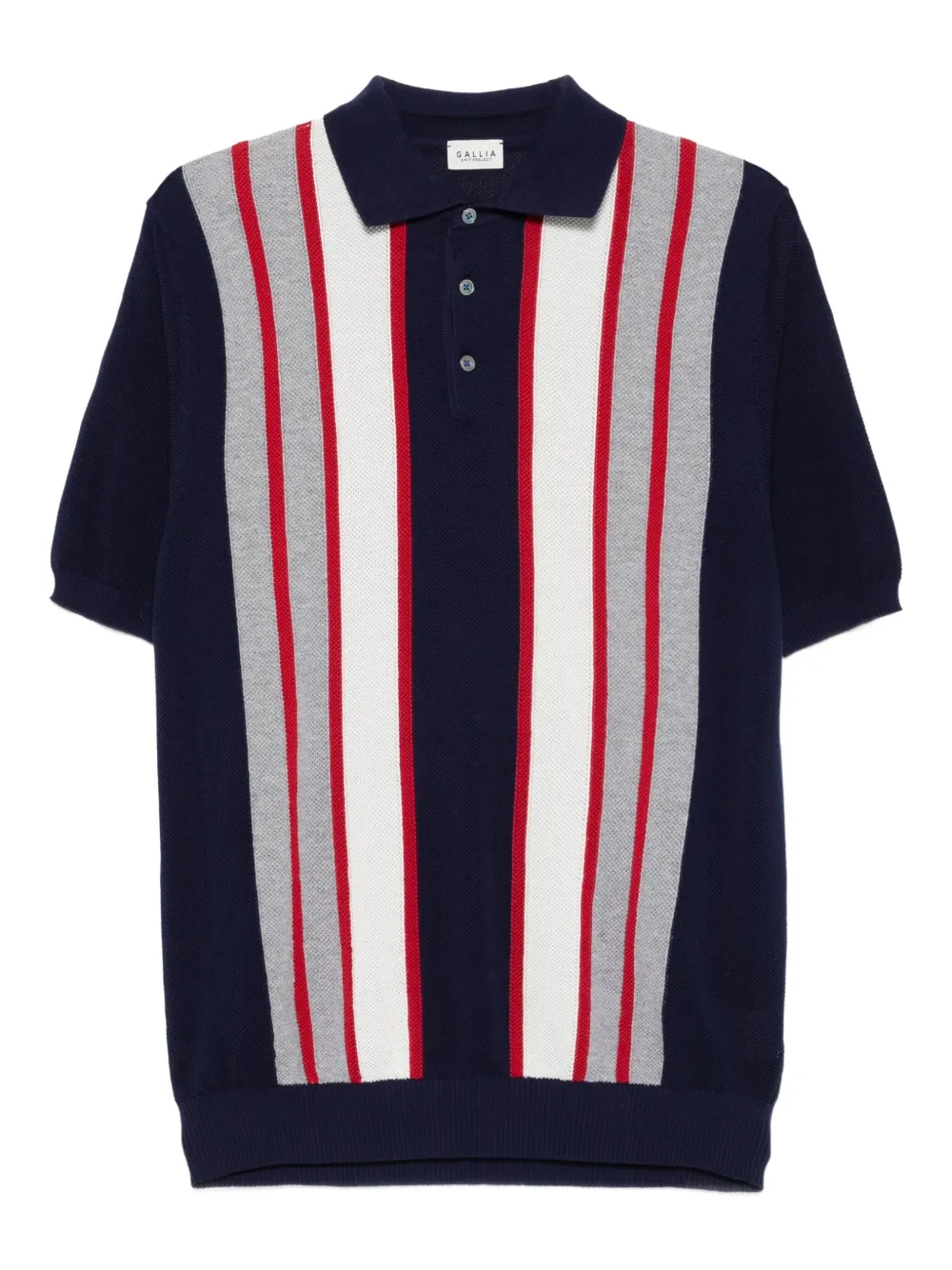 striped polo shirt