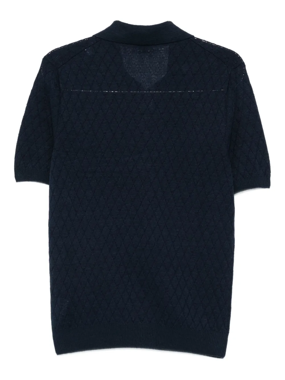Gallia Linnen poloshirt - Blauw