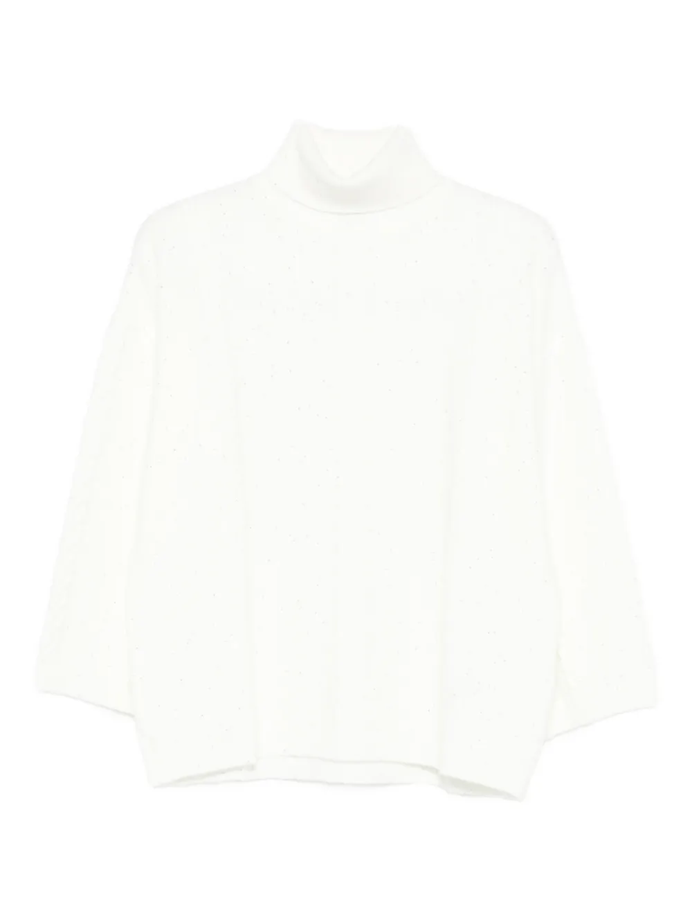 Marella Lido Turtleneck Sweater In White