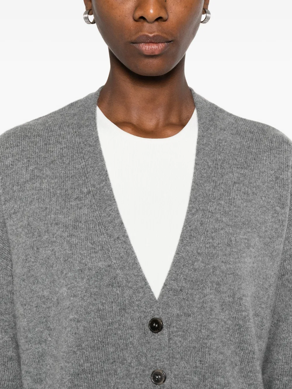 Marella Wool Blend Cardigan In Gray