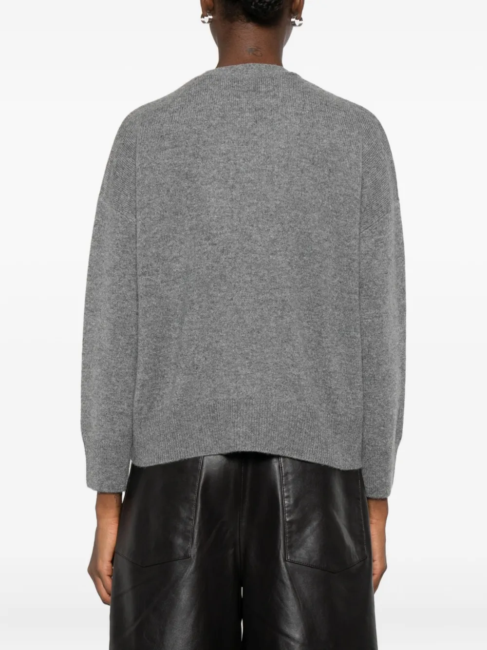 Marella Wool Blend Cardigan In Gray