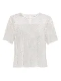 Marella mesh embellished top - Neutrals