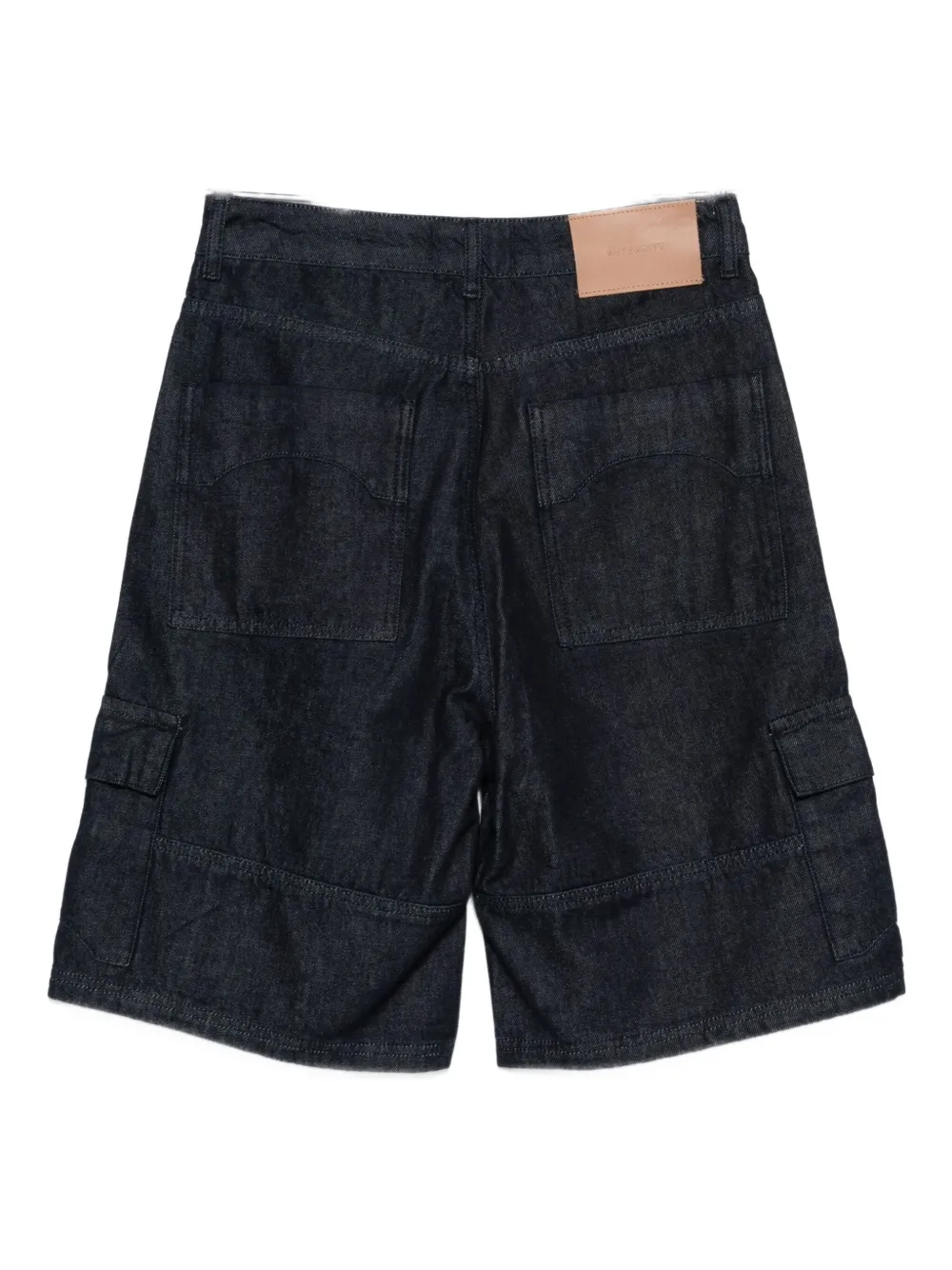 RETERNITY cargo-pocket denim shorts - Blauw