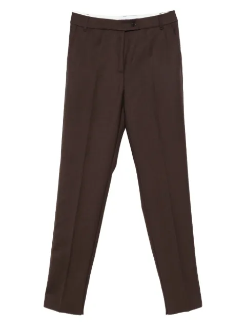 Marella button-fastening trousers