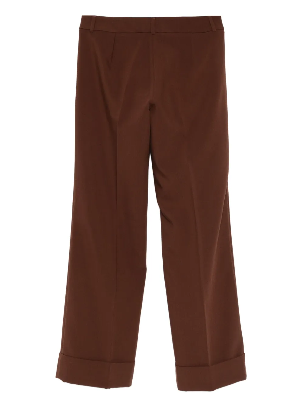 Marella Pantalon met cuffs Rood