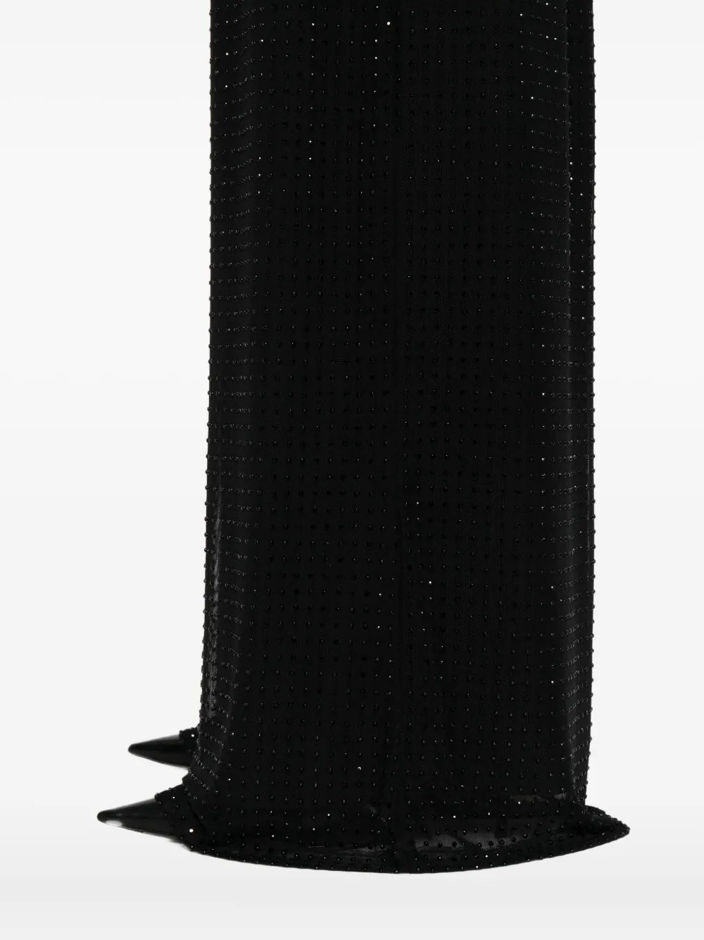 Marella Sequin-embellished Wide-leg Trousers In Black