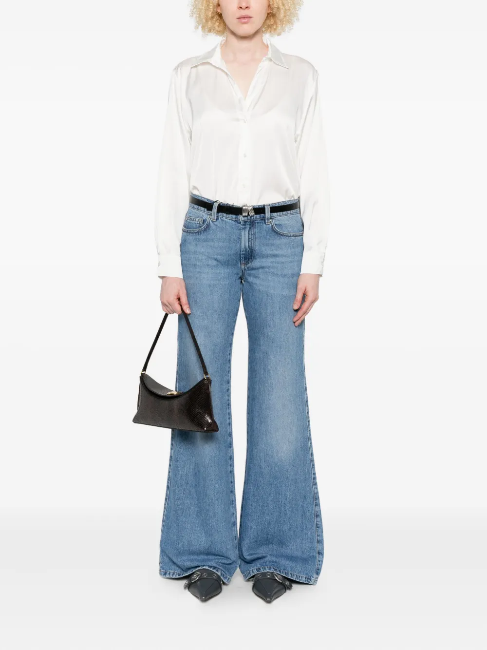 Marella wide-leg jeans - Blauw