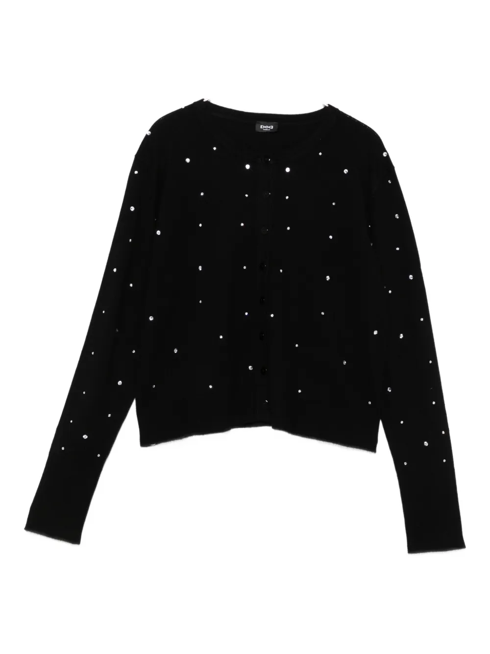 Marella Embellished Cardigan In Black