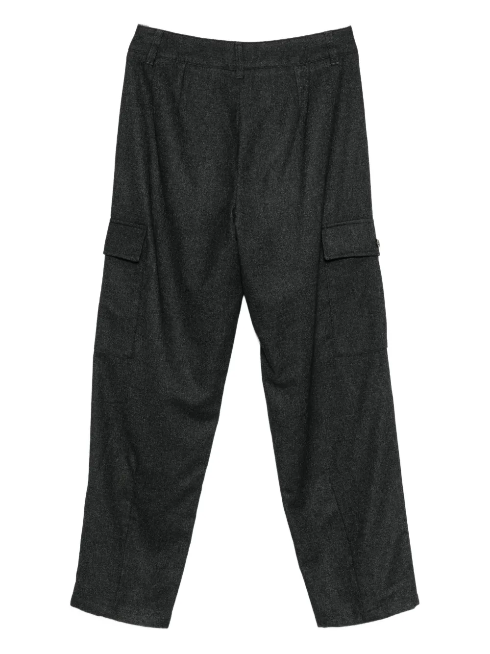 Marella Canzone Cargo-pocket Trousers In Black