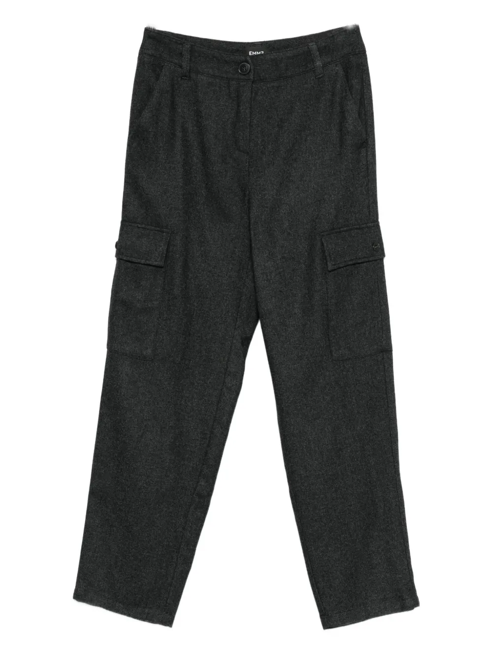 Marella Canzone Cargo-pocket Trousers In Black