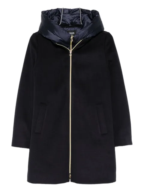 Marella Bacio hooded single-breasted coat