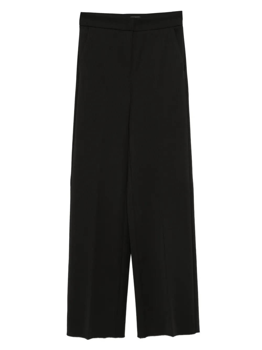pocket wide-leg trousers