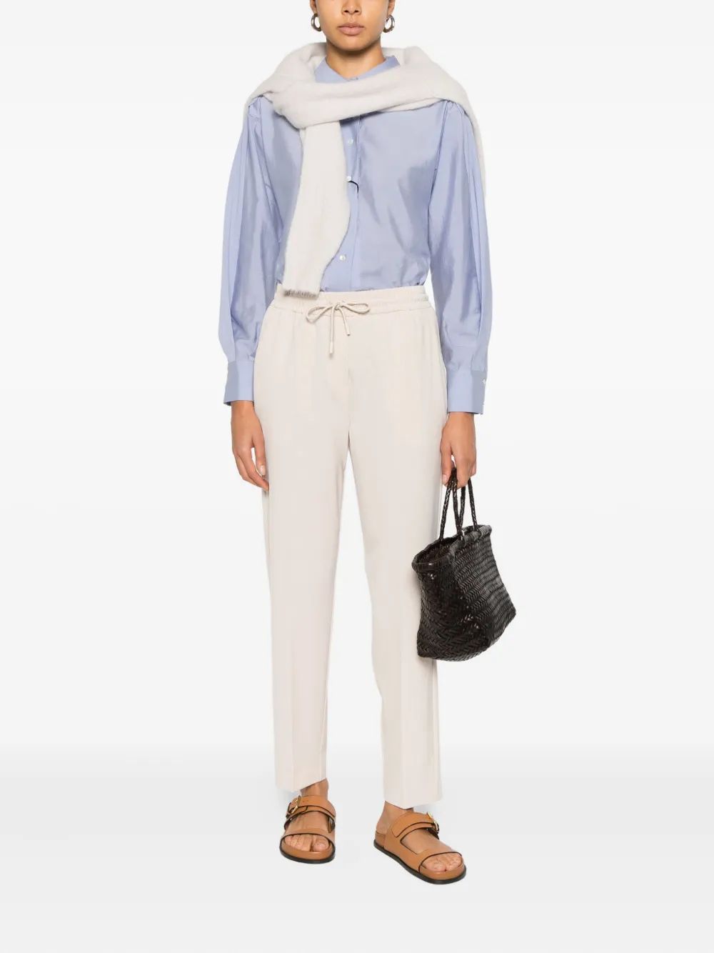 Marella Orlaya blouse met knopen - Blauw