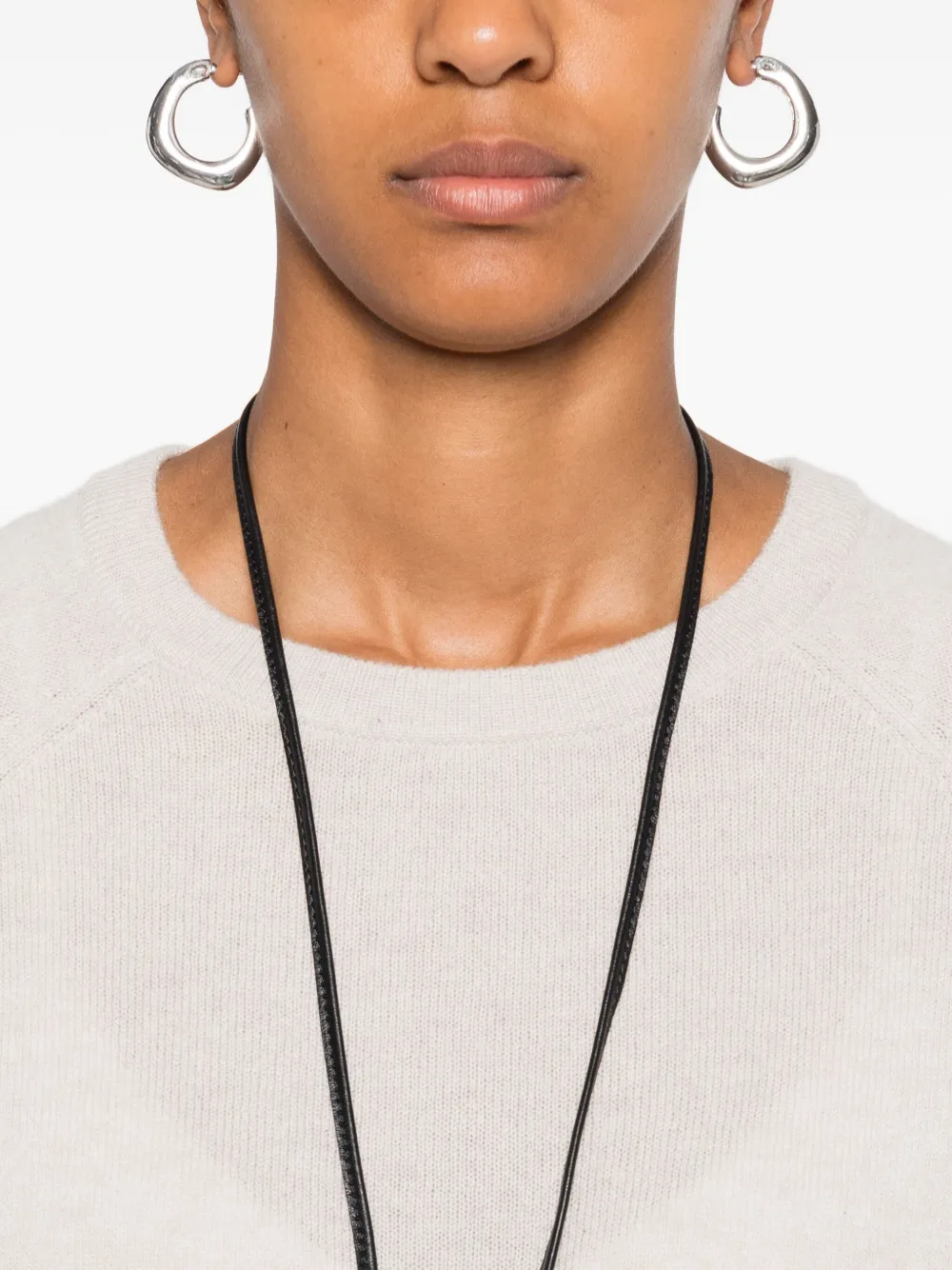 Marella Long-sleeve Cashmere Sweater In Neutral