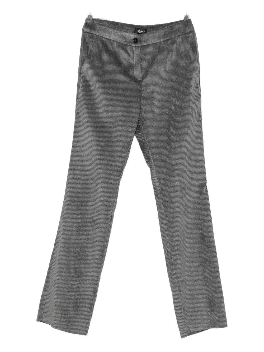 Marella Landa Corduroy Trousers In Gray