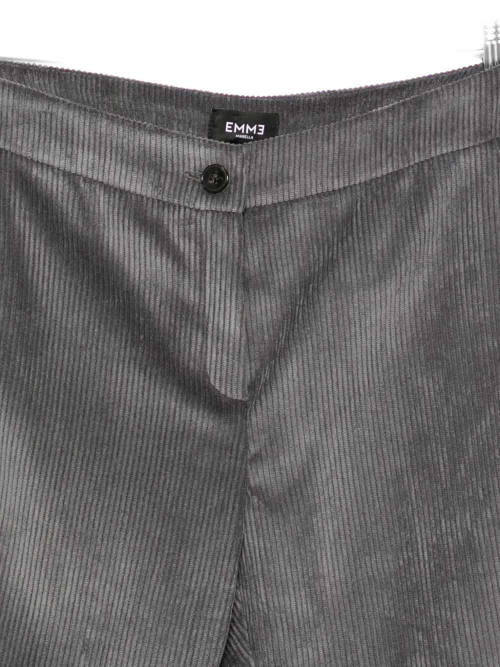 Marella Landa Corduroy Trousers In Gray