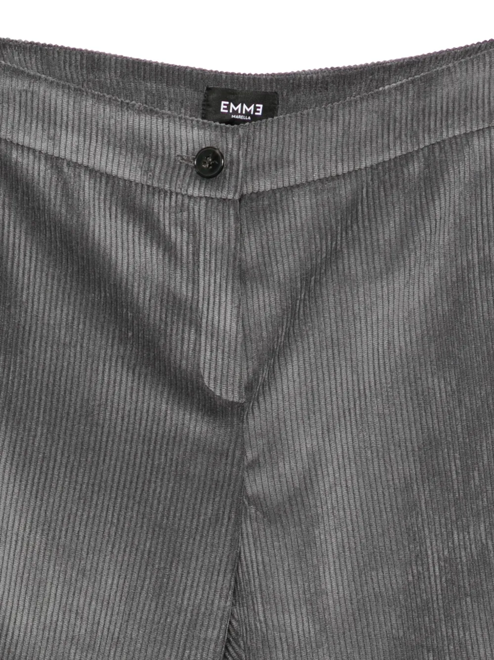 Marella Landa ribfluwelen broek Grijs