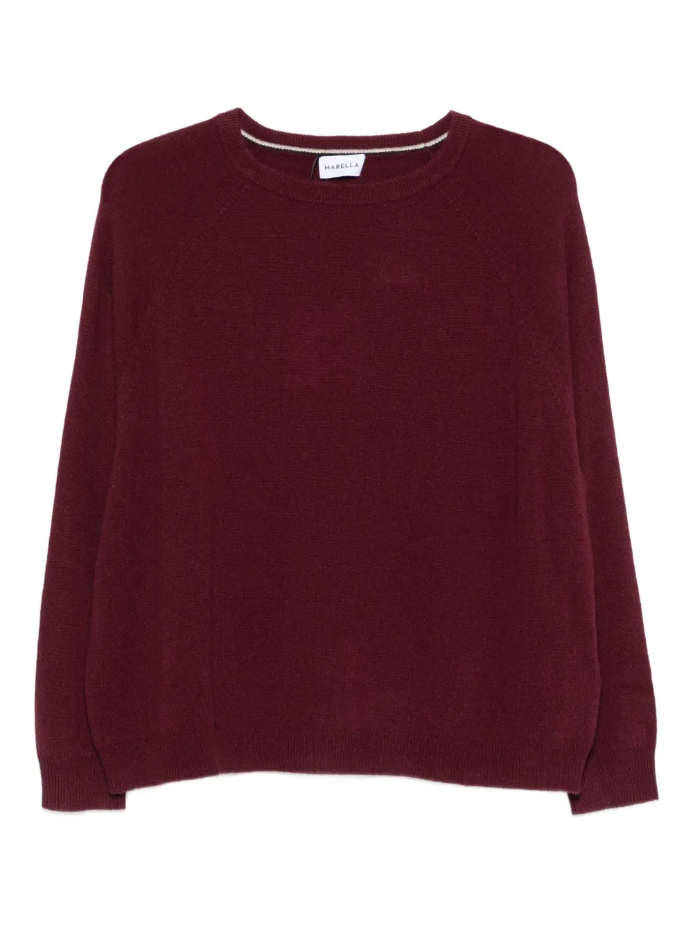 Marella long-sleeve cashmere sweater Rood