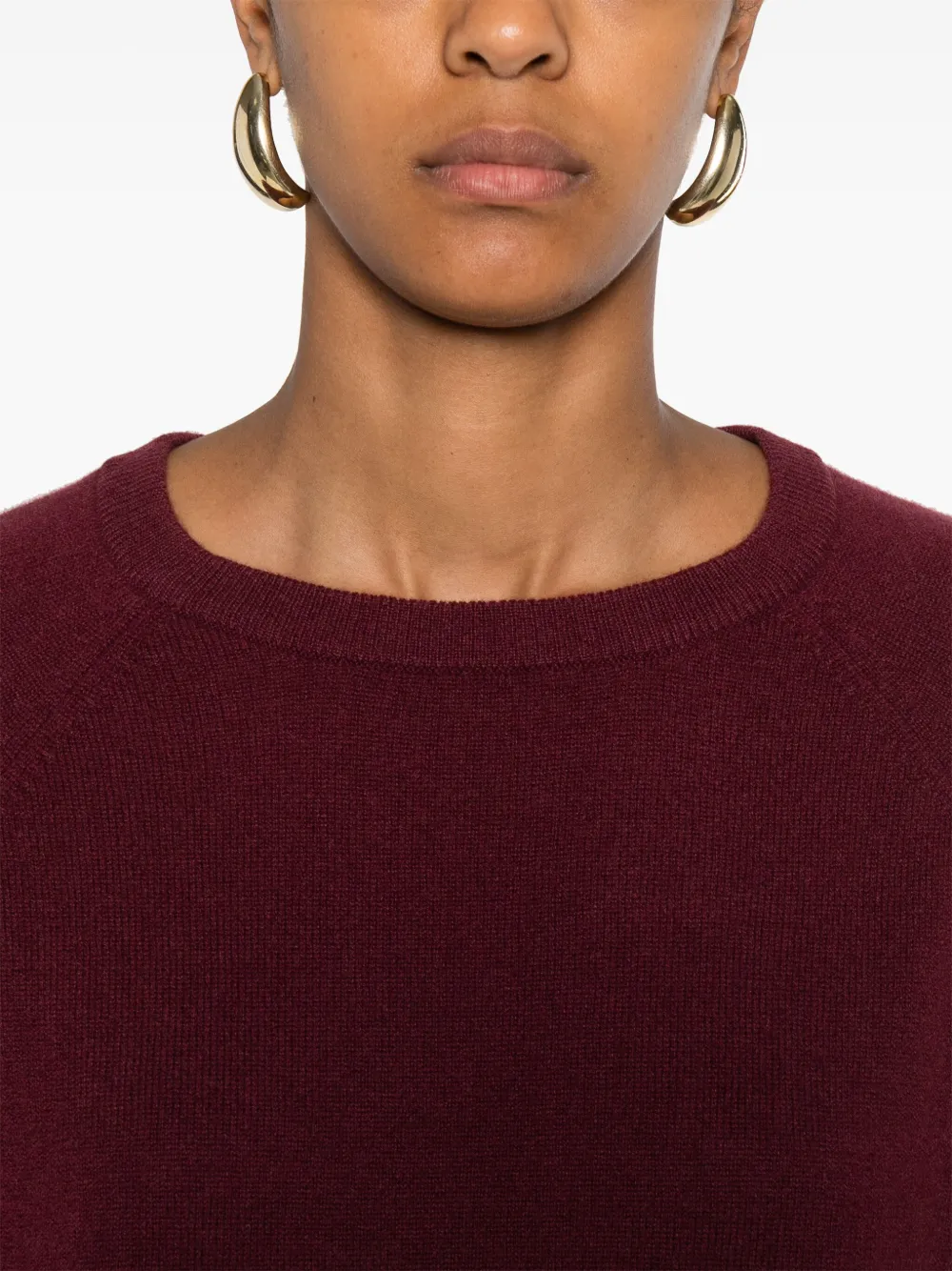 Marella long-sleeve cashmere sweater Rood