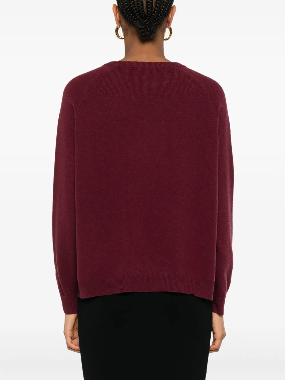 Marella long-sleeve cashmere sweater Rood