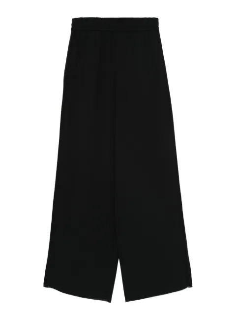 Marella elastic-waist wide-leg trousers