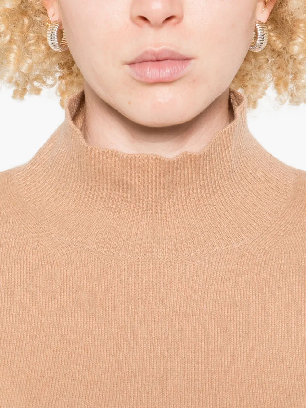 Marella high-neck sweater Beige