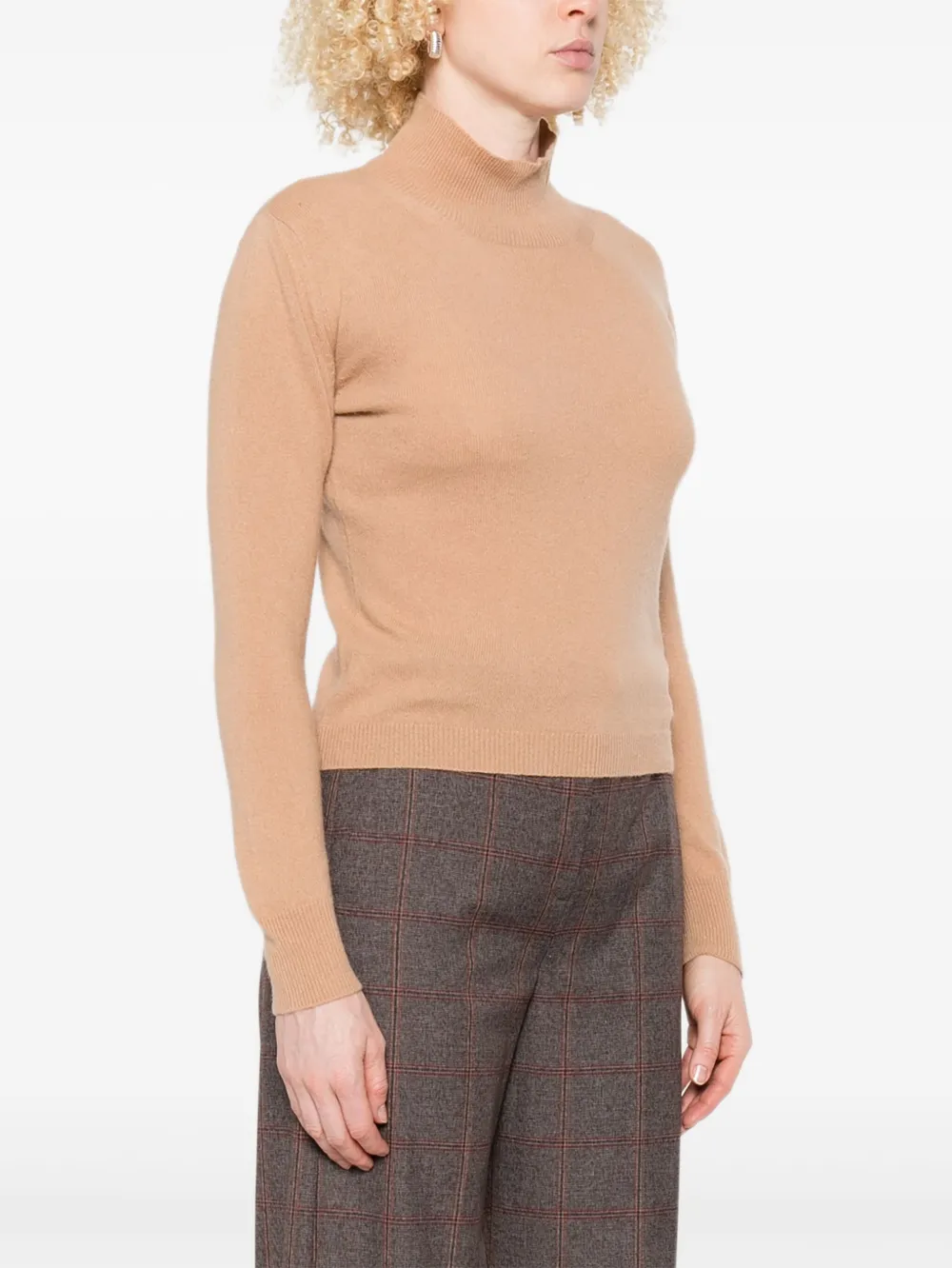 Marella high-neck sweater Beige