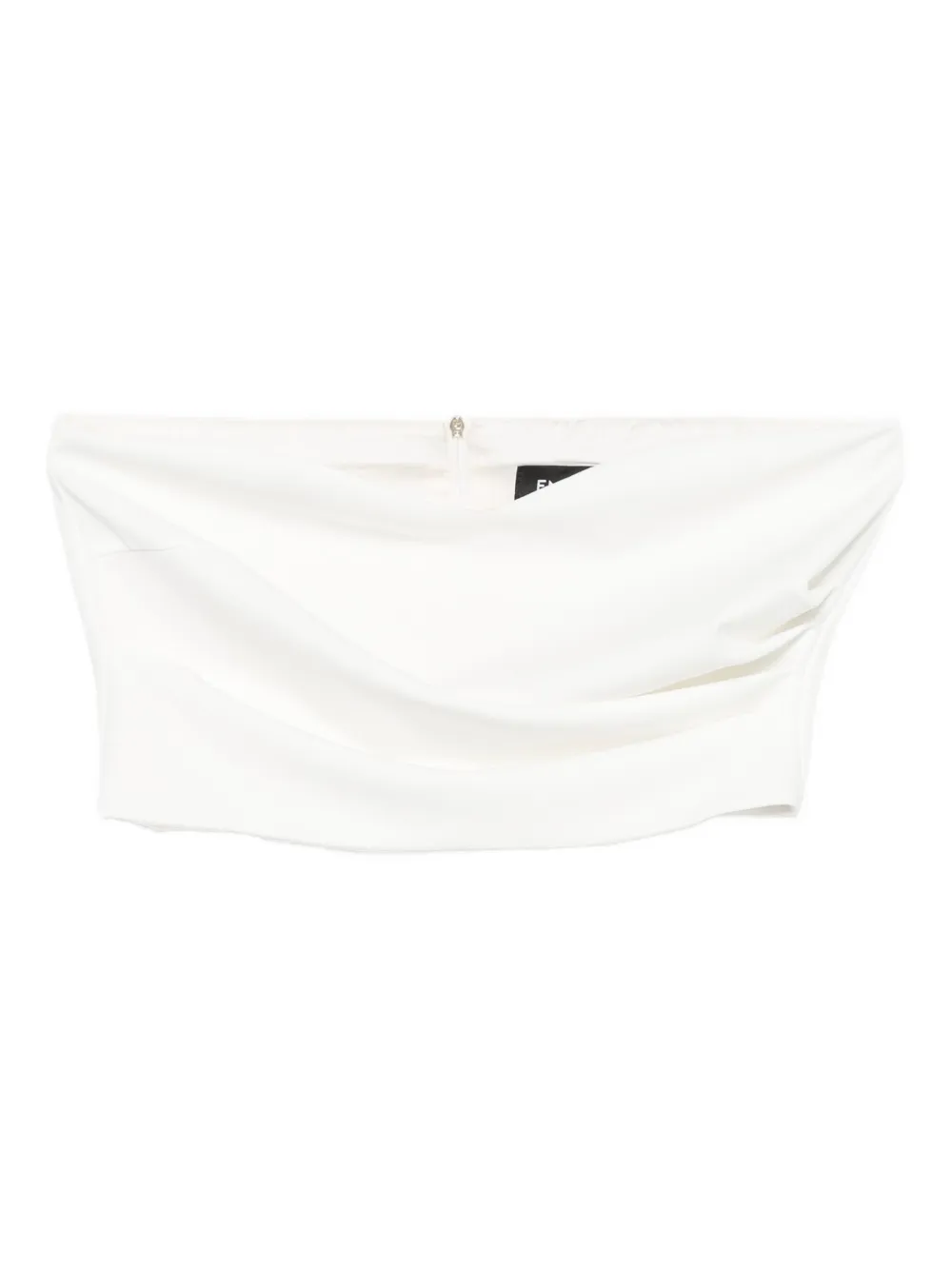 Marella Bandeau top met gedrapeerde hals Wit