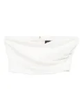 Marella draped neckline bandeau top - White