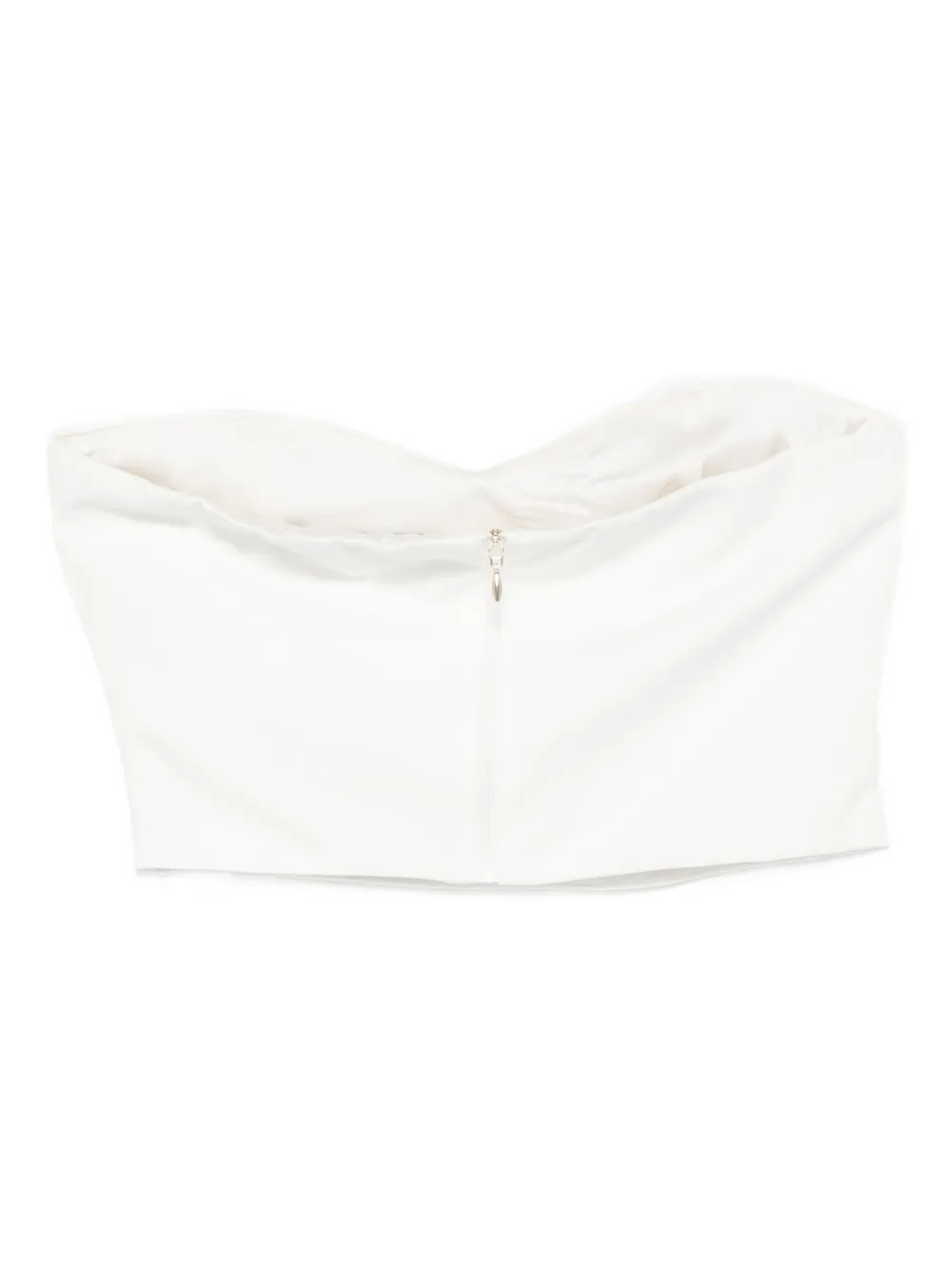 Marella Bandeau top met gedrapeerde hals Wit
