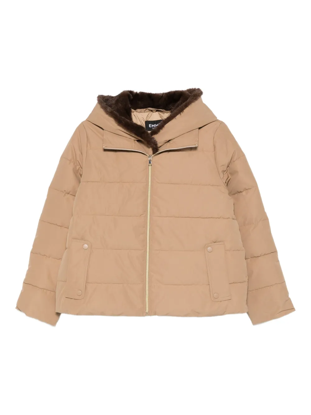 Marella Retore hooded puffer jacket - Toni neutri