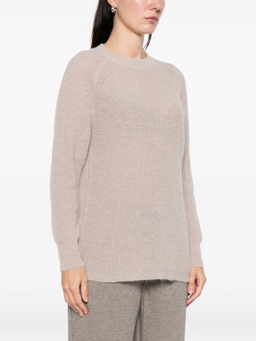 Marella Doccia Long-sleeve Sweater In Neutral
