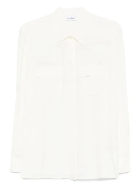 Marella pocket-detail shirt