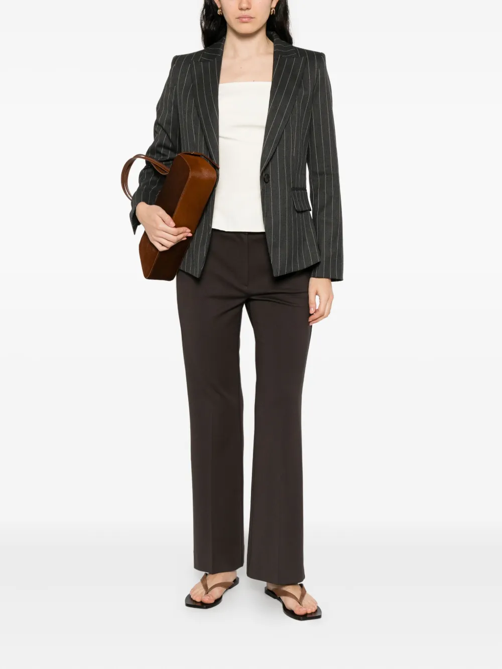 Marella Flared broek - Bruin
