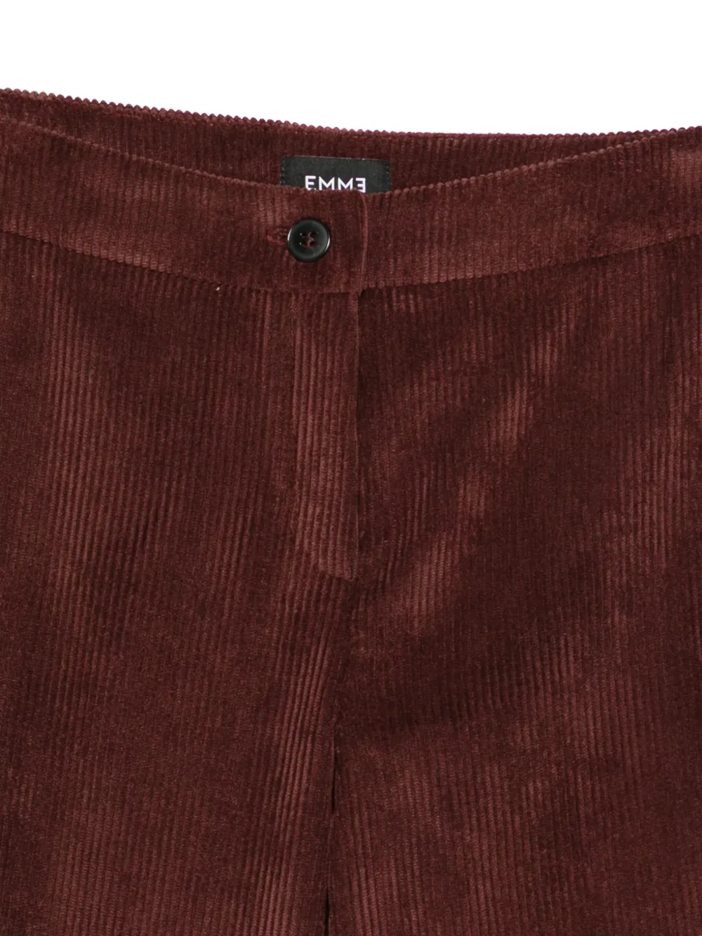 Marella Landa ribfluwelen broek Rood