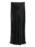 Marella satin slip midi skirt - Black
