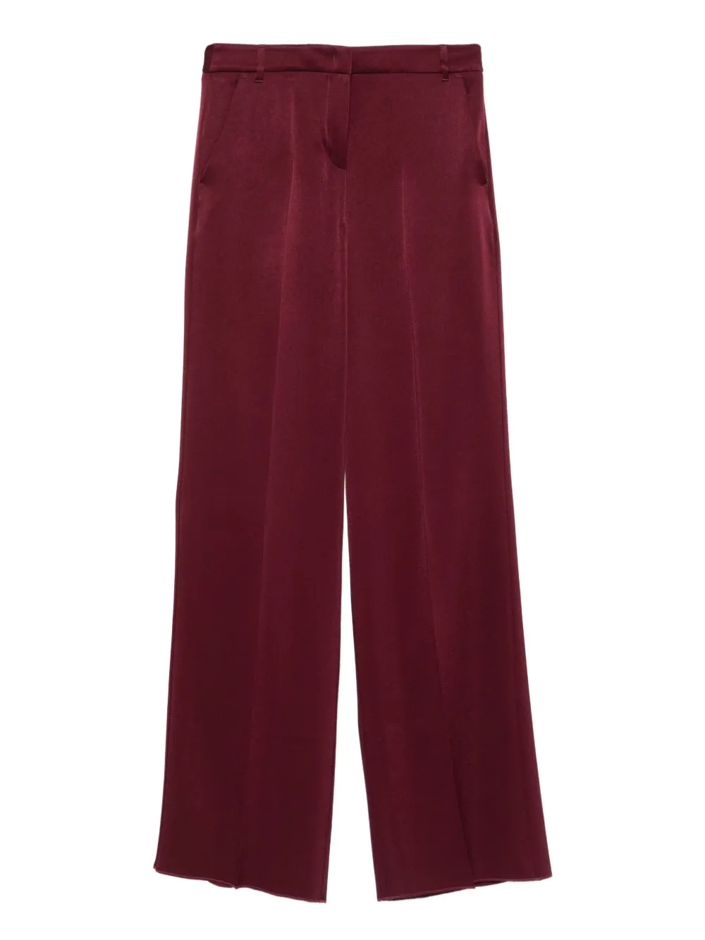 pleated wide-leg trousers
