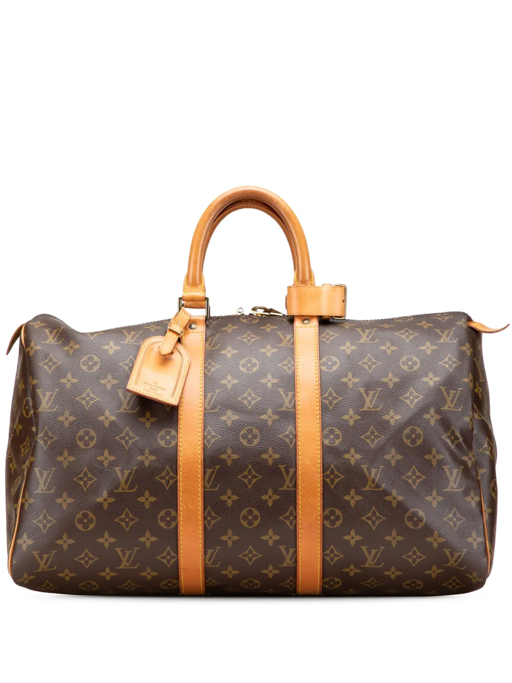 Louis Vuitton Pre-Owned 1991 Monogram Keepall 45 travel bag - ブラウン Louis Vuitton Pre-Owned 1991 Monogram Keepall 45 travel bag - ブラウン