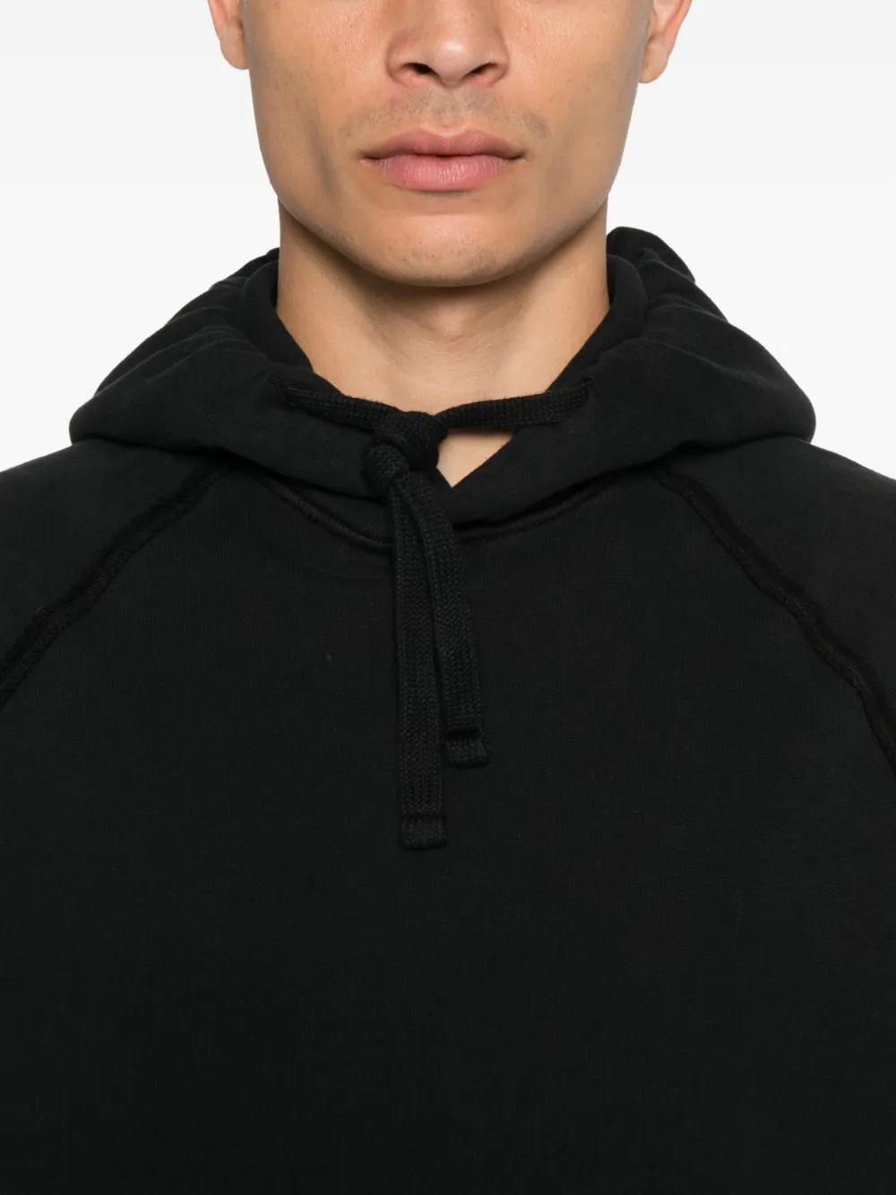 Stone Island Katoenen hoodie Zwart