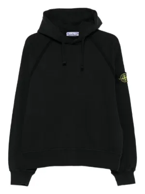 Stone Island コンパスバッジ スウェットシャツ | ブラック | FARFETCH JP