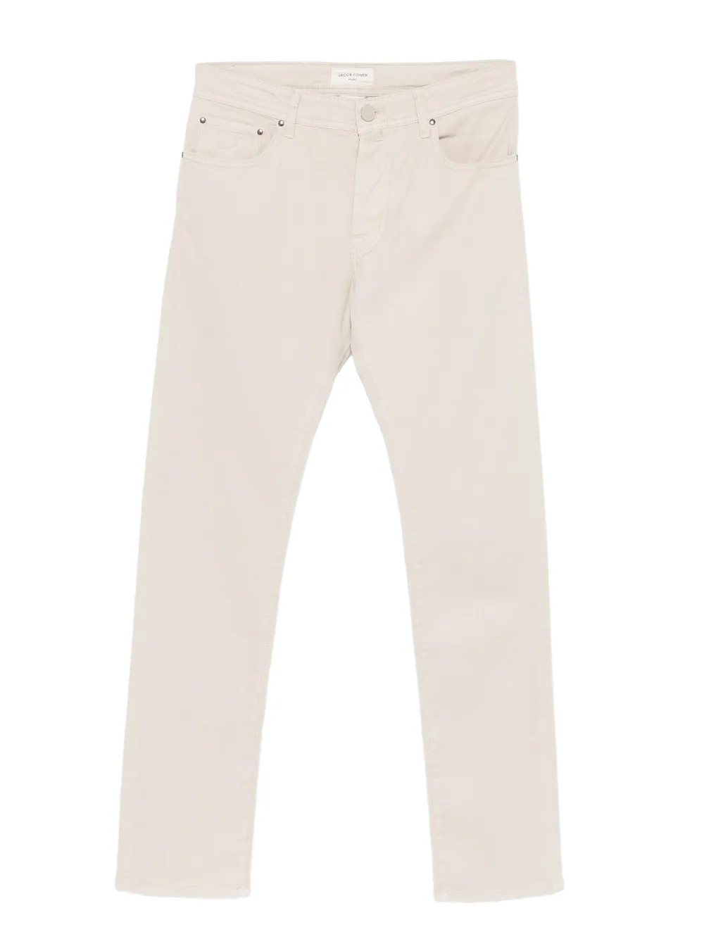 Jacob Cohën Broek met knoopsluiting Beige